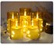 Designer’s Shop CS-7301 Flameless LED candle with String Star Lights and Remote Control Timer. 5 pc packed, color : Gold